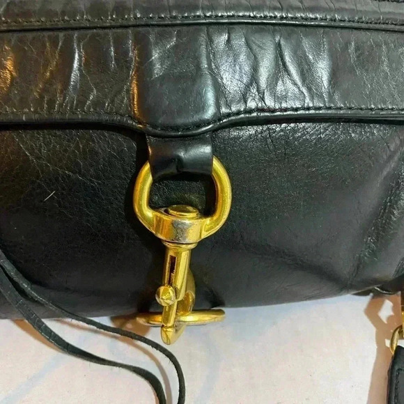 Rebecca Minkoff black leather satchel handbag - Picture 4 of 12